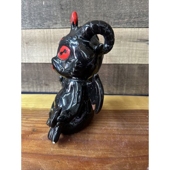 Killstar Kreeptures Dark Lord Baphomet Ceramic Bank - Picture 2 of 7